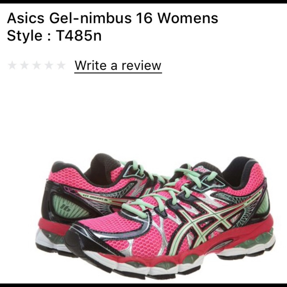 Asics Gel Nimbus 16 with SAS insoles